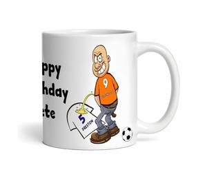 Blackpool Weeing on Preston Funny Rivalry Personalised Mug | Football Gift for Men | Joke Spoof Team Mug | Wee on Any Team Gift for Him