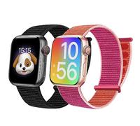BlackPro Apple Watch Strap for Kids, Breathable Soft Nylon Loop Strap for Boys and Girls, Compatible with Apple Watch Series 7/6/5/4/3/2/1/SE, 38mm, 40mm, 41mm, 42mm, 44mm, 45mm, 42/44/45mm, No