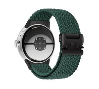 BlackPro Braided Bands Compatible with Google Pixel Watch 4/3 45mm Bands, Elastic Nylon Breathable Sport Straps for Pixel Watch 4 45mm Band for Men Women - Upgraded Parachute Buckle (Rainforest)