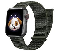 BlackPro Compatible with for Kids Apple Watch Band, Breathable Soft Nylon Loop Strap for Boy Girl, Compatible with Apple Watch Series 9/8/7/6/5/4/3/2/1/SE/SE2 38mm 40mm 41mm & 42mm 44mm 45mm
