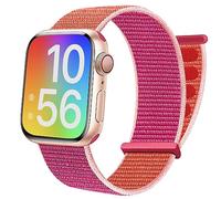 BlackPro Compatible with for Kids Apple Watch Band, Breathable Soft Nylon Loop Strap for Boy Girl, Compatible with Apple Watch Series 9/8/7/6/5/4/3/2/1/SE/SE2 38mm 40mm 41mm & 42mm 44mm 45mm