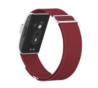 BlackPro Elastic Nylon Band Compatible with Hume Band Replacement Strap, Soft Breathable Adjustable Wrist Band for Hume Health Band Strap for Hume Fitness Tracker Wristband Women Men (Burgundy)