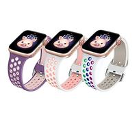 BlackPro for Kids Apple Watch Band, Waterproof Silicone Strap for Boys Girls, Compatible with Apple Watch Series 7/6/5/4/3/2/1/SE 38mm 40mm 41mm & 42mm 44mm 45mm (38/40/41mm,