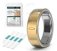 BlackPro Ultra-Thin Clear Protector Film for Oura Ring Gen 4/4 Ceramic/Oura Gen 3, Invisible Transparent Anti-Scratch Protective Skin Cover, 4 Pack Smart Ring Protector Accessories (Size 5/6/7/8)