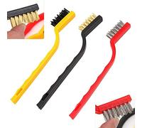 Blackr 3pc/Set Pan Gas Rang Burner Cooker Pot Hearth Cleaning Brush Cleaner Tool