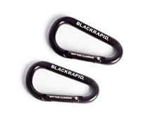 BLACKRAPID CarabineR - 2 Pack Aluminum 70mm Black Carabiners (272002)