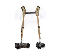 BLACKRAPID Double Breathe - Multi-Terrain Camo, Comfortable & Adjustable Camera Harness Strap Design For One Or Two SLR, DSLR, Mirrorless Cameras.