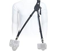 BlackRapid Hybrid-x Camera Strap, Black and Orange, Adjustable