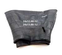 BlackRing 24x12.00-12 Inner Tube Straight Valve Ride Lawn Mower Garden Tractor