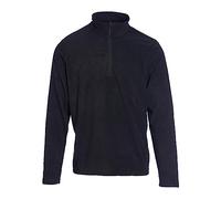 Blackrock 1/4 Zip Black Micro Fleece Mid Layer Lightweight Thermal Pullover Jumper Sweater, Warm Top with Brushed Finish for Comfort, Ideal for Walking, Trekking, Hiking, Camping, Midlayer - 2XL