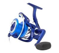Blackrock Big Bass 7000 Surf and Spin 4 Ball Bearings (3 + 1) Front Drag Fixed Spool Sea Fishing Reel Aluminium Spool and Handle compact body large capacity spool - For Use on Sea & Surf