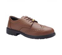 Blackrock ESD Brogue Smart Safety Shoes, Composite, Brown, Metal-Free Toe Cap Shoes, Smart, Leather, Brogue, Office Safety Footwear, UK Size 12 / EU 47