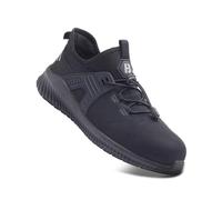 Blackrock Drift Safety Trainers, Steel Toe Cap Trainers, Safety Shoes Men Women Ladies Unisex, Work, Non-Slip, Wide Fit, Lightweight, Black, Kitchen, Chefs, Shock Absorbent, Size 6 / EU39