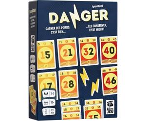 Blackrock Games Danger - Card Game - Fun and Tactical - 3 to 5 Players - 10 Years and Up - Fast - Reflection - Atmosphere - The Game Box