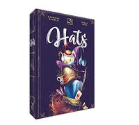 Blackrock Games Board Game Hats - Alice in Wonderland Strategy, Set Collection, 2-4 Players