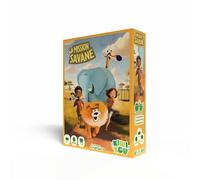 Blackrock Games Mission Savane Kiwizou Cooperative Board Game for Children from 5 Years Aged 1 to 4 Players Strategy and Thinking Quick Games Simple Rules Ideal for Family