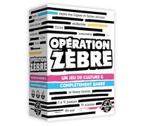 Blackrock Games OPERATION Zebre - Board Game - General culture and deduction - Party Game - 14 Years and Up - 2 to 12 Players - Fun and Original - Cooperative or Competitive - Big Moustache