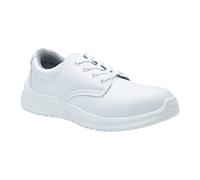 Blackrock Lace-Up Safety Shoes for Men and Women, Steel Toe Cap, Chef, Nursing, Orthopedic, Non-Slip Work Shoes, Hygiene, Catering, Kitchen, Work and Utility Safety Footwear, Anti-Slip - Size 3