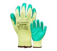 Blackrock Latex Gripper Work Gloves, Gardening, Men and Women, Heavy Duty, Thorn Resistant, Construction, Waterproof Palm, Thick Garden Safety Gloves, DIY - Size 8/Medium