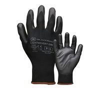 Blackrock Lightweight PU Grip Safety Work Gloves, Men's Women's Sensitive Precision Working, Ideal For Component Handling, Assembly, Electronics, Decorating, Manufacturing, Warehousing - Size 10/XL