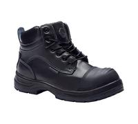 Blackrock Lincoln S3 Fully Waterproof Non Metallic Leather Safety Work Boot with Metatarsal Protection, Composite Toe Cap and Protective Midsole, Ankle Support Safety Work Boot - Size 7