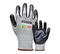 Blackrock Lithium-FN Cut Resistant Safety Work Gloves ISO Cut Level C Flat Nitrile Palm Dry Grip EN388 4X43C 13 Gauge Liner - 9/Large