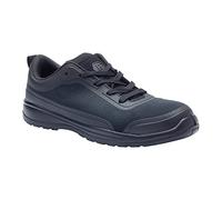 Blackrock Memphis S1-P Lightweight Non Metallic Safety Trainers, Anti Static Leather Safety Work Shoes with Metal Free Composite Toe Cap and Protective Midsole, Safety Work Trainers, Safety Sneakers