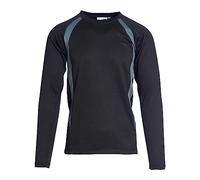 Blackrock Men's Thermal Vest, Long Sleeve Top Vest, Warm Thermal Underwear Baselayer, Winter Thermals with Insulating Fabric for Reduced Heat Loss and Brushed Finish for Comfort - Large