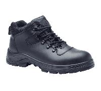Blackrock Oakland S3 Water Resistant Safety Boots with Anti Static Protection, Black Leather Safety Hiker with Steel Toe Cap and Protective Steel Midsole,Ankle Support,Lightweight Safety Work Boot