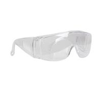 Blackrock Over Safety Glasses, Polycarbonate, Brow Guard, Vent Shields, for Work, PPE, Protective, Fit Over Safety Glasses, EN166