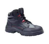 Blackrock Panther Lightweight Safety Boots, S3 Steel Toe Cap, Mens and Women, Leather Shoes, Water Resistant, Protective Steel Midsole, Anti-Slip, Anti-Static Safety Boots - Size 12