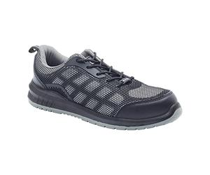 Blackrock S1-P Newport Composite Safety Trainers, Ultra Lightweight, Mens and Womens, Wide Fit, Work and Utility Footwear, PPE, Composite Toe Cap, Canvas, Metal-Free - Size 6