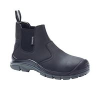 Blackrock S3 Pendle Composite Dealer Work Boots, Mens Womens Safety Boots Black Composite Safety Shoes, Composite Toe Cap, Water Resistant Metal-Free Safety Boots, Non-Metallic Safety - Size 10.5