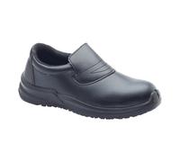 Blackrock Slip-On Safety Shoes, Mens Womens Steel Toe Cap, Chef, Nursing, Orthopedic, Non-Slip Work Shoes, Work Utility Footwear, Hygiene, Catering, Kitchen Anti-Slip - Size 12