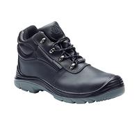 Blackrock Sumatra Safety Waterproof Work Boots, Steel Toe Cap, Size 12 | Mens and Womens/Ladies, Utility Footwear, Work and Gardening Shoes, Black, Lightweight, Wide Fit, Non Slip