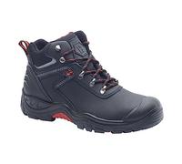 Blackrock Tempest S3 Fully Waterproof Steel Toe Cap Safety Work Boots, Mens Womens Construction Black Working Shoes, Anti-Static Protection, Heat-Resistant Safety Footwear, Outdoors, Building - Size 8