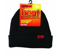 Blackrock Thermal Heat Insulated Hat - Black Winter Woolly One Size - BRHTH