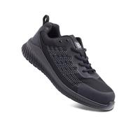 Blackrock Velo Composite Safety Trainers S3L FO SR Metal Free Toe Cap and Midsole Water Resistant Performance Mesh Work Trainers with Dual Density PU Sole - Size 9 Black