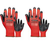 Blackrock Viper Ultra High Grip Safety Work Gloves, Heavy Duty Moulded Textured Black Rubber Palm, Industrial Grip & Durability, Men's Women's, For Construction, Gardening, Agriculture, Size XL