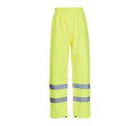 Blackrock Yellow Hi Vis Waterproof Overtrousers, Reflective High Viz Visibility Safety Work Trousers Men's & Women's, Rain Waterproof Pants, Workwear Overalls, Fully EN Certified - Size XL