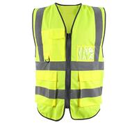 Blackrock Yellow Premium Hi Vis Vest With Pockets, ID Pouch & Key Loop