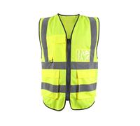 Blackrock Yellow Premium Hi Vis Vest With Pockets, ID Pouch & Key Loop