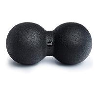 BLACKROLL Duo ball 12 - The original - Foam roller ball - Self massage fascia ball - Peanut therapy ball in black, 12 cm