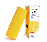 BLACKROLL® MINI Fascia Roller (15 x 5 cm), Small Fitness Roller for Self-Massage, Handy Massage Roller for Travel, Office or Gym, Medium Hardness, Made in Germany, Yellow