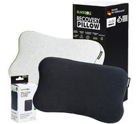 BLACKROLL® Recovery Pillow Set Jersey Anthracite, Ergonomic Cervical Neck Pillow Made from Memory Foam In dditional Cover, Made in Germany
