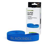 BLACKROLL® Super Band (104 cm), Exercise Band for Strengthening Muscles, Resistance Band Made of Skin-Friendly Textiles, Washable Fitness Band, Heavy Resistance (10 kg), Made in Germany, Blue