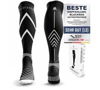 BLACKROX Compression Stockings Sport Astropreform Precision Compression Socks Comparison Winner Sports Compression Socks Running Socks Women & Men Long Unisex, black, L-XL (41-46)
