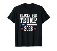 Blacks For Trump 2028 Presidential Election Republican T-Shirt