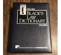 Black's Law Dictionary