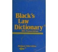Black's Law Dictionary: Abridged Fifth Edition by Henry Campbell Black (1983-07-30)